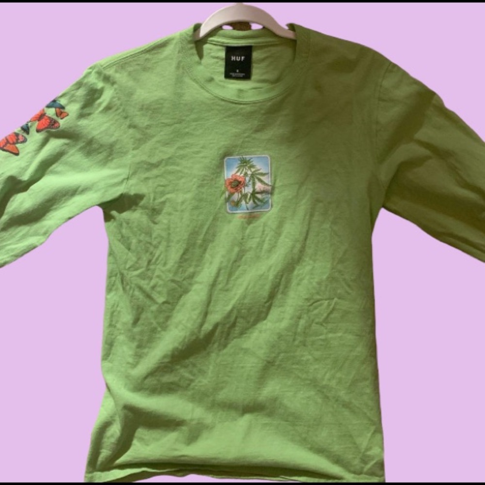 Huf Green long sleeve shirt